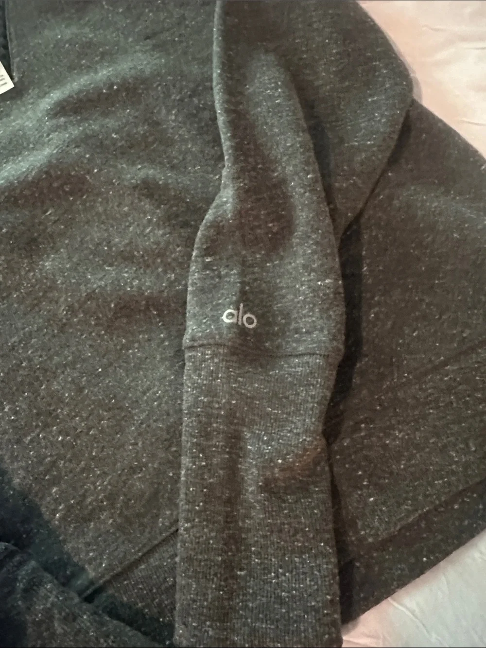 Alo Yoga Women’s Dark Heather Gray Pullover Sweater Small